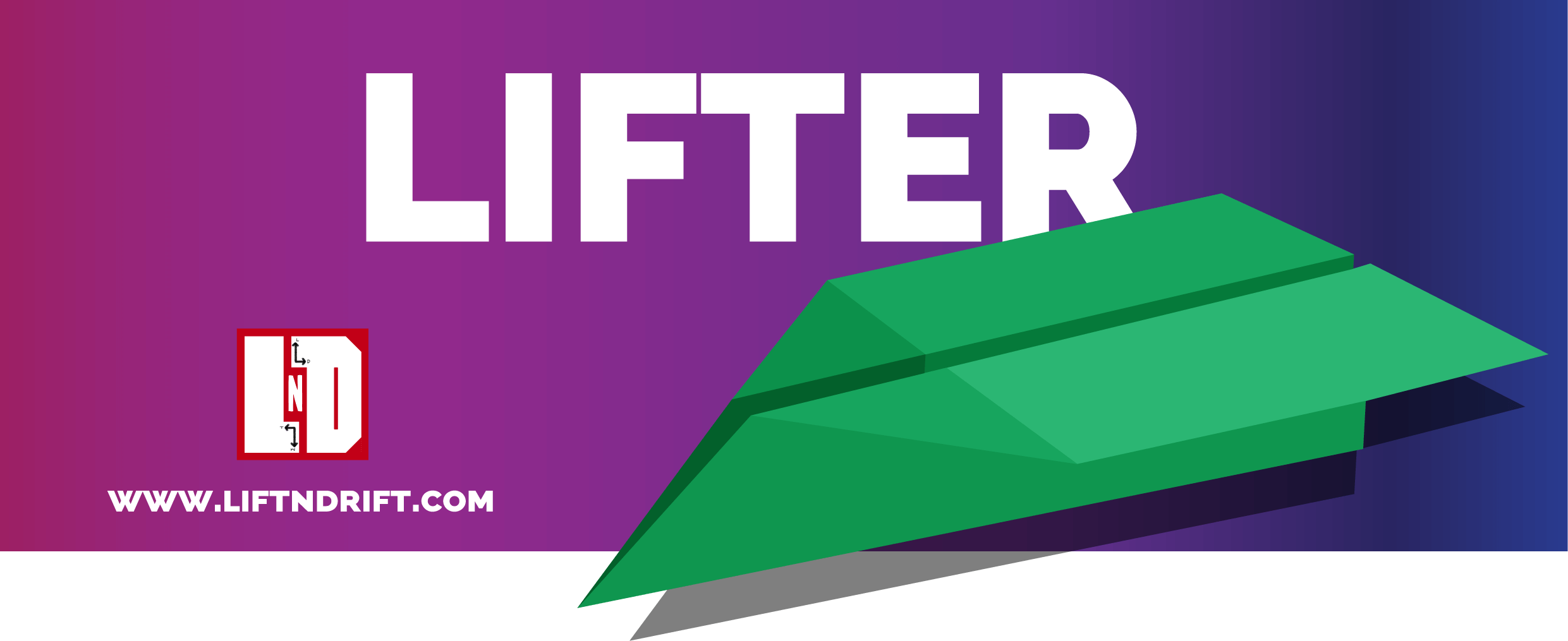 Lifter paper airplane
