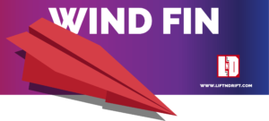Wind fin Paper airplane