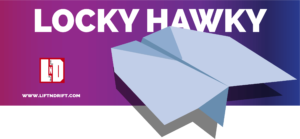 Locky hawky paper airplane