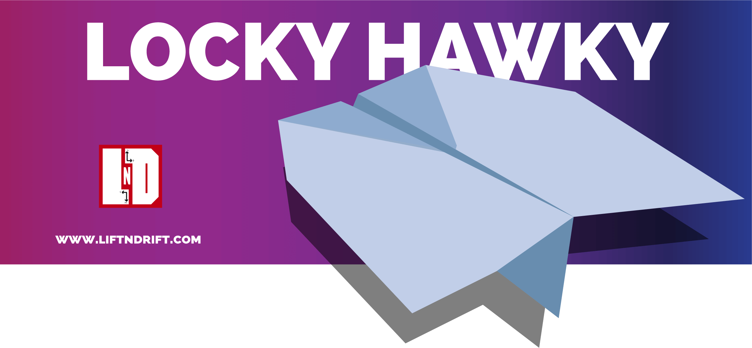 Locky hawky paper airplane