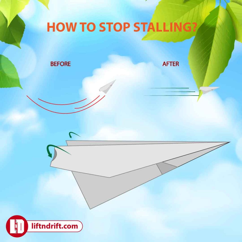 how to stop stalling in paper airplanes
