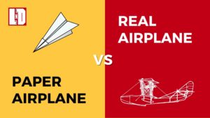 Paper airplane vs Real Airplane - which one is first?