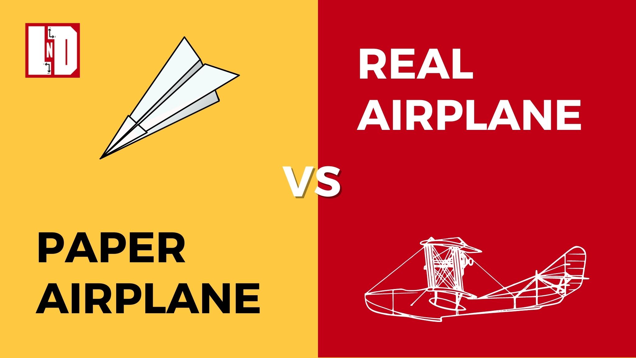Paper airplane vs Real Airplane - which one is first?
