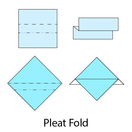 Pleat fold liftndrift paper plane